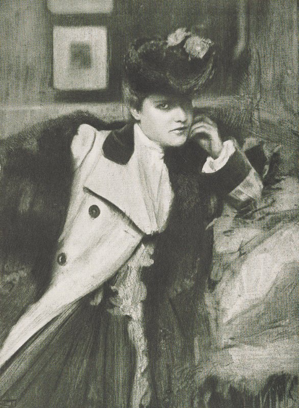 Portrait--Mlle. D., Robert Demachy, October 1906