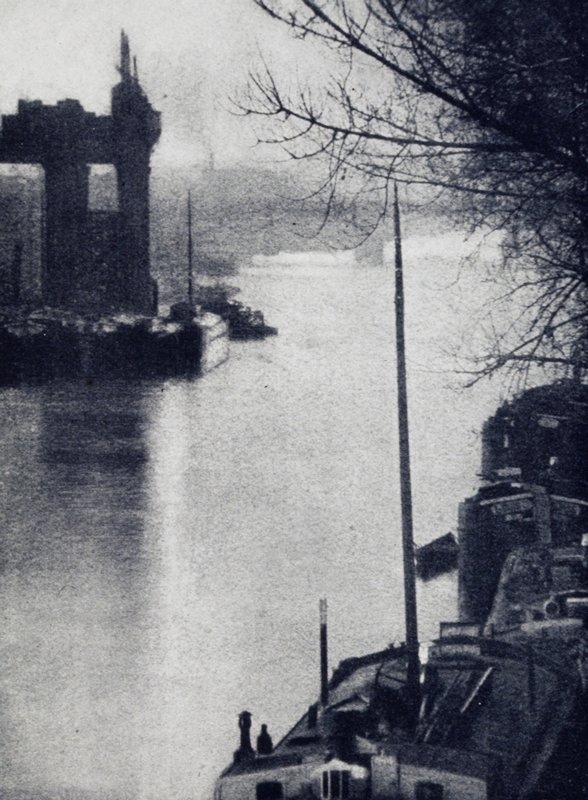 The Siene at Clichy, Robert Demachy, October 1906