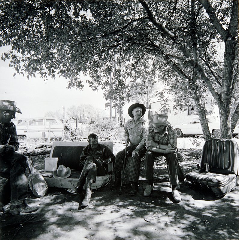 Old Timers, Elko, Nevada, Jonas Dovydenas, 1974