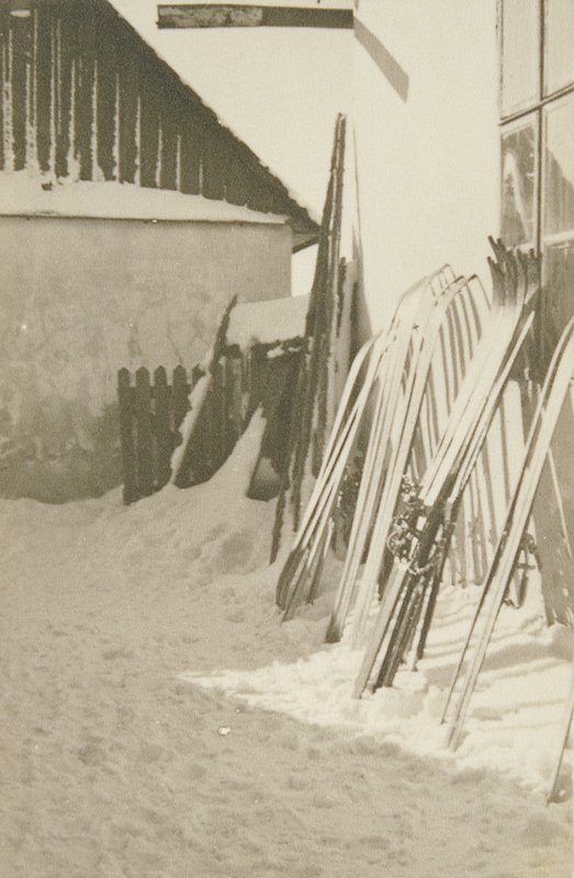 Untitled (skis), Zoltan Deucht, c. 1930s
