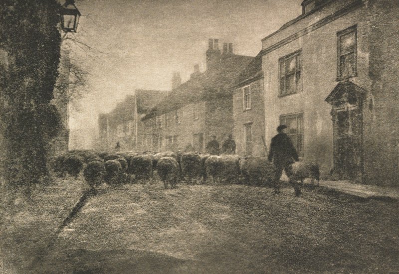 In a Village Under the South Downs, George Davison, апрель 1907
