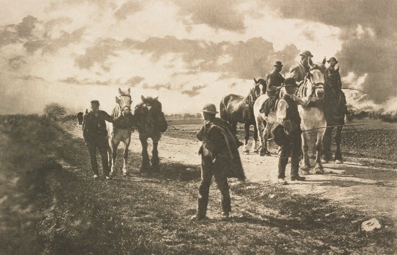 Berkshire Teams and Teamsters, George Davison, апрель 1907