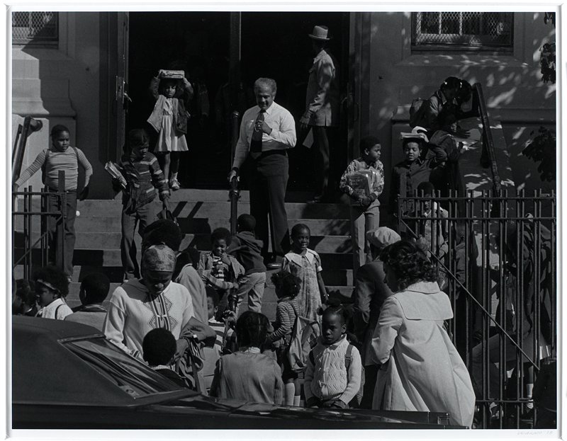 Public School Entrance, Roy DeCarava, 1978