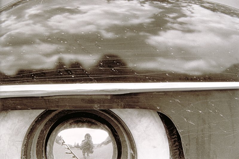 Wheel and Fender (1947 Chrysler), Aspen, Colorado, Peter de Lory, 1971