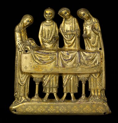Dokumentasi “The Entombment of Christ”; Gilt, copper, enamel. Minneapolis Institute of Art.