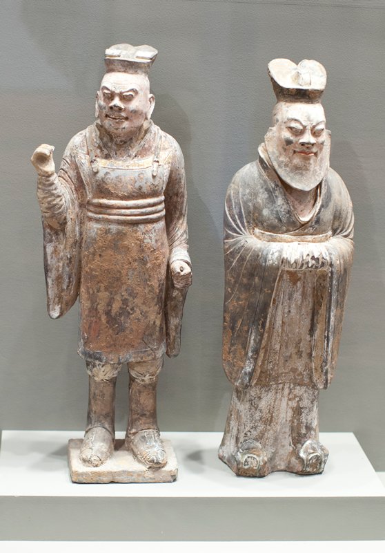 Tomb figurine, one of pair, late 6th century