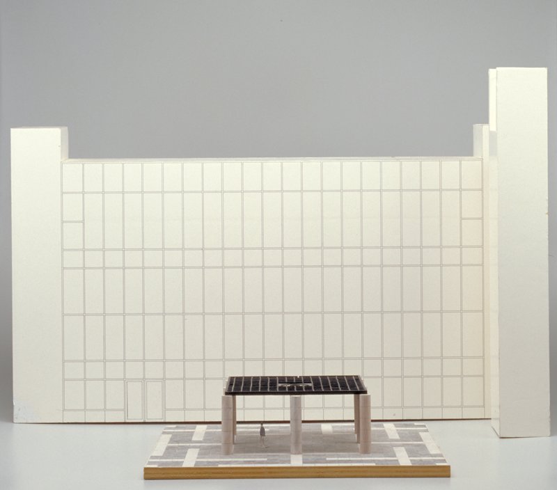 Model of Pavilion for Labyrinth Terrace, John Willenbecher, 1991
