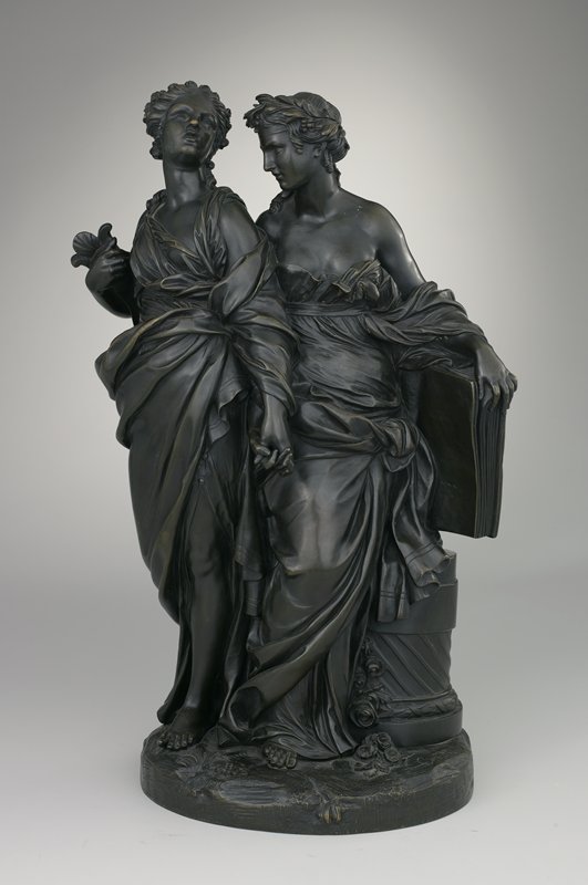 The Muses of Music and Poetry, Guillaume Coustou the Younger, 18th century