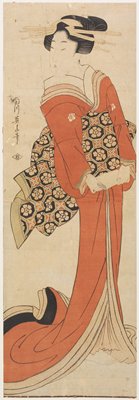 Dokumentasi “Woman Holding a Roll of Paper”. Minneapolis Institute of Art.