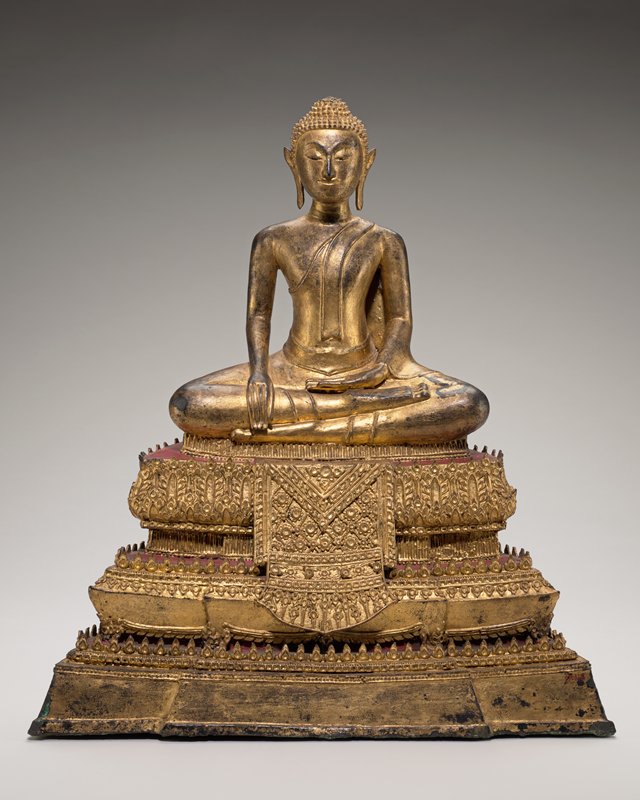 Buddha subduing Mara, late 19th century