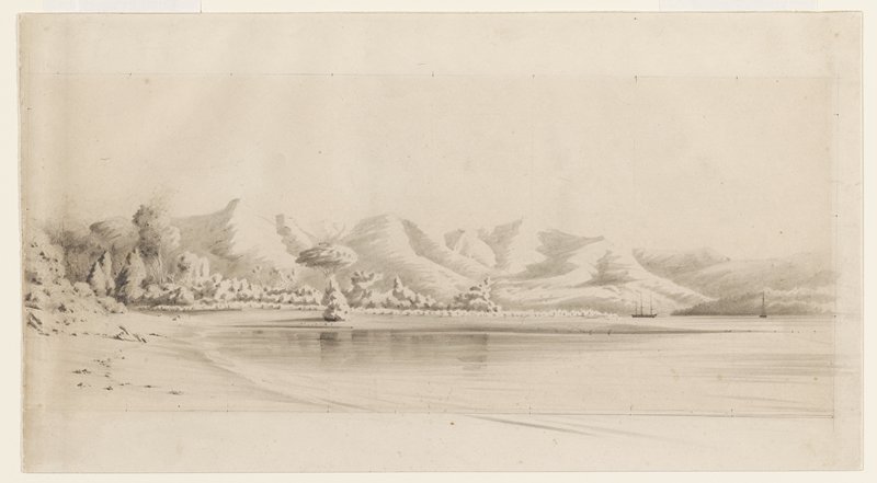 Study for 'Pointe des Charbonniers, Akaroa', Charles Meryon, 19th century