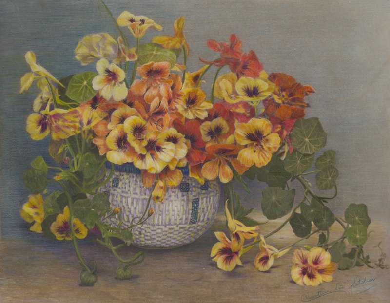 Nasturtiums, Christine B. Fletcher, c. 1939
