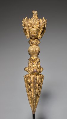 Dokumentasi “Ritual dagger (Phurba)”; Gilt bronze. Minneapolis Institute of Art.