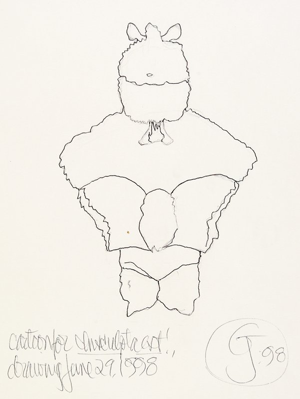 Cartoon for 'Insculpta est!', Gendron Jensen, 1998