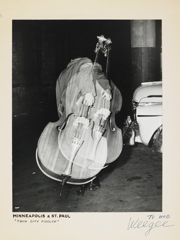 Twin City Fiddler, Weegee, 1950