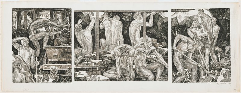 Miners, Albert Decaris, 1927