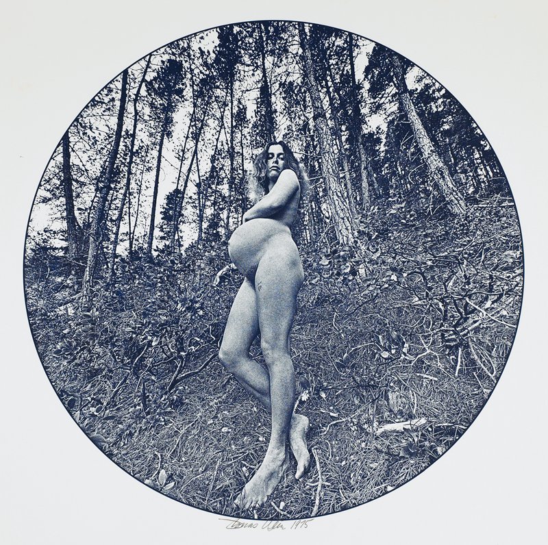Untitled [Nude Pregnant Woman], Thomas Weir, 1975