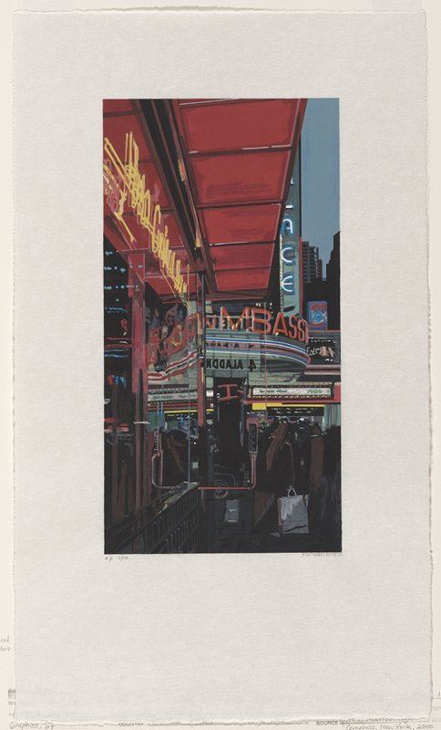 Study XIII-Theater, Richard Estes, 1997
