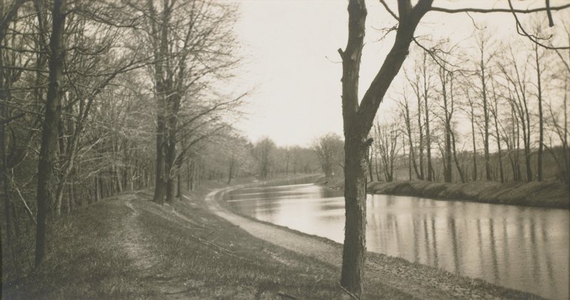Untitled [view along river], William J. Mullins, c. 1900s