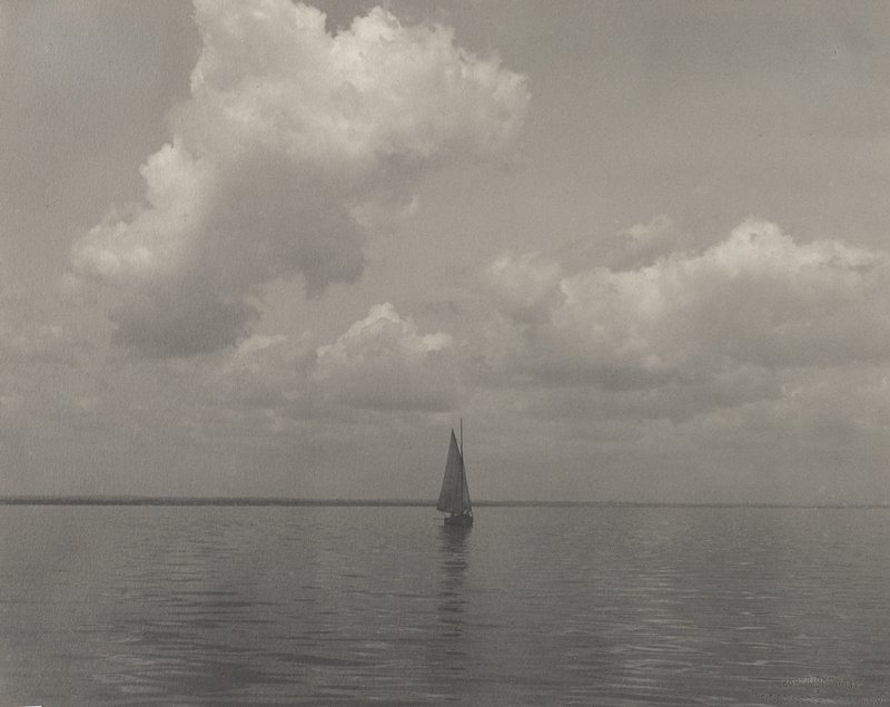 Untitled [sailboat on calm waters], Charles E. Bolles, 1897