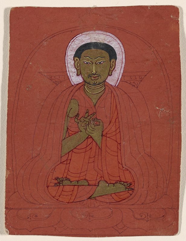 Buddhist Ritual Card (Tsakali), 1200–1300