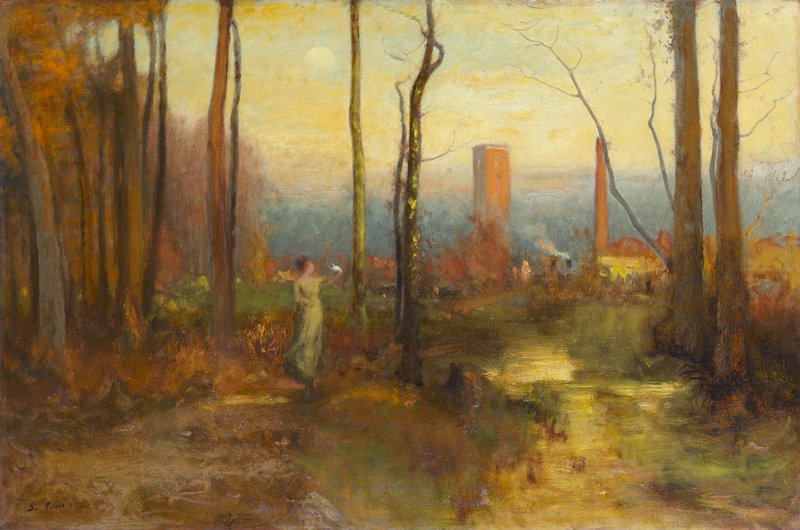 The Mill Stream, Montclair, New Jersey, George Inness, c. 1888