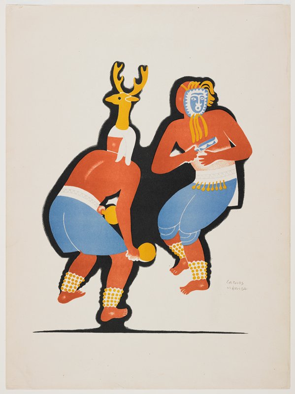 Dance of the Pascola and the Deer, Carlos Mérida, 1937