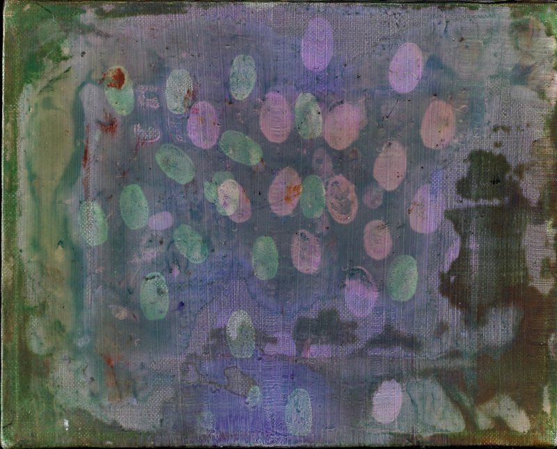 The Touch, Ross Bleckner, 1987