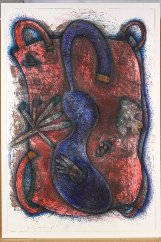 Blue Body, Elizabeth Murray, 1986–87