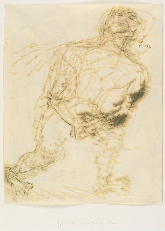 Schreitender Mann by Paul Klee