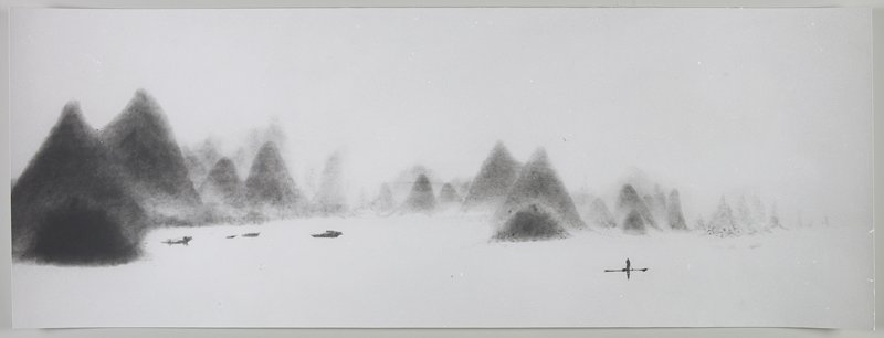 Fishing in Mist, Wellington Lee, 1984
