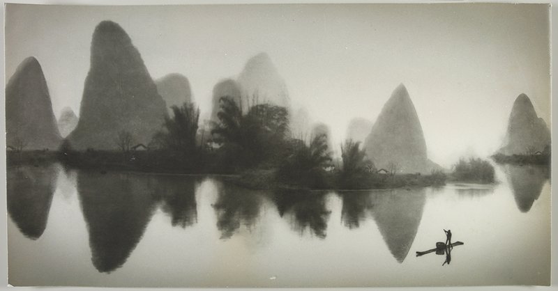 On the Li River, Wellington Lee, 1984