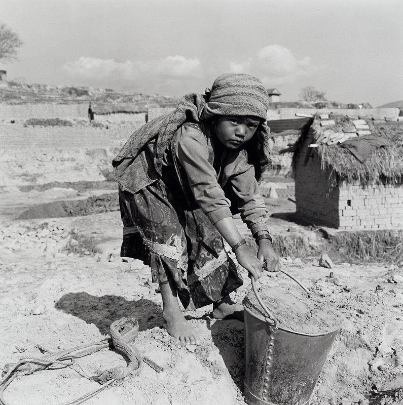 Construction Worker, Nepal, David Parker, 1995