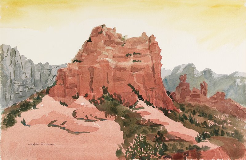 Sedona Red Rock, Winifred Dickinson, 20th century