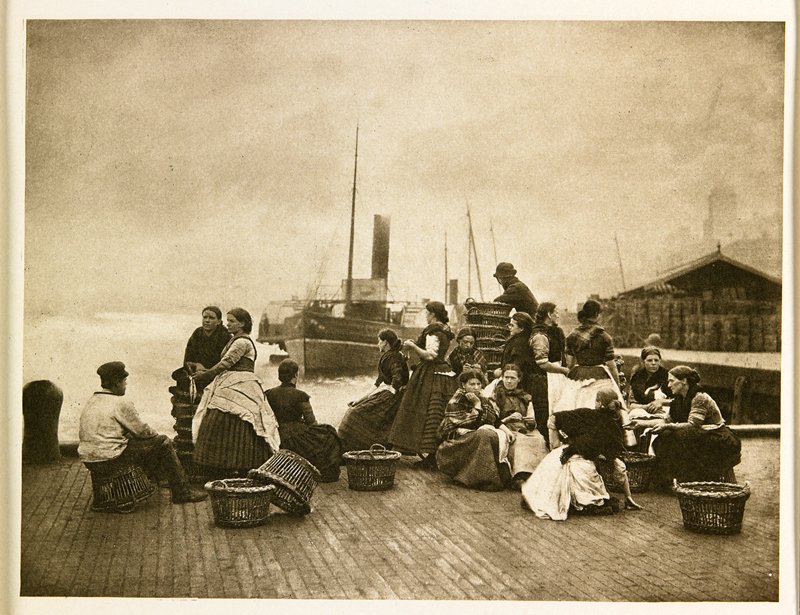 Waiting for the Boats, Lydell Sawyer, 1889
