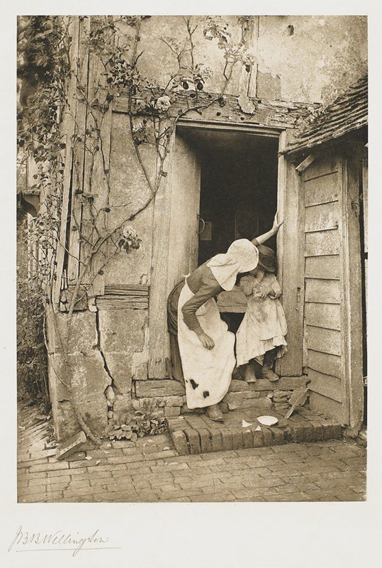 The Broken Saucer, J. B. B. Wellington, April 1890