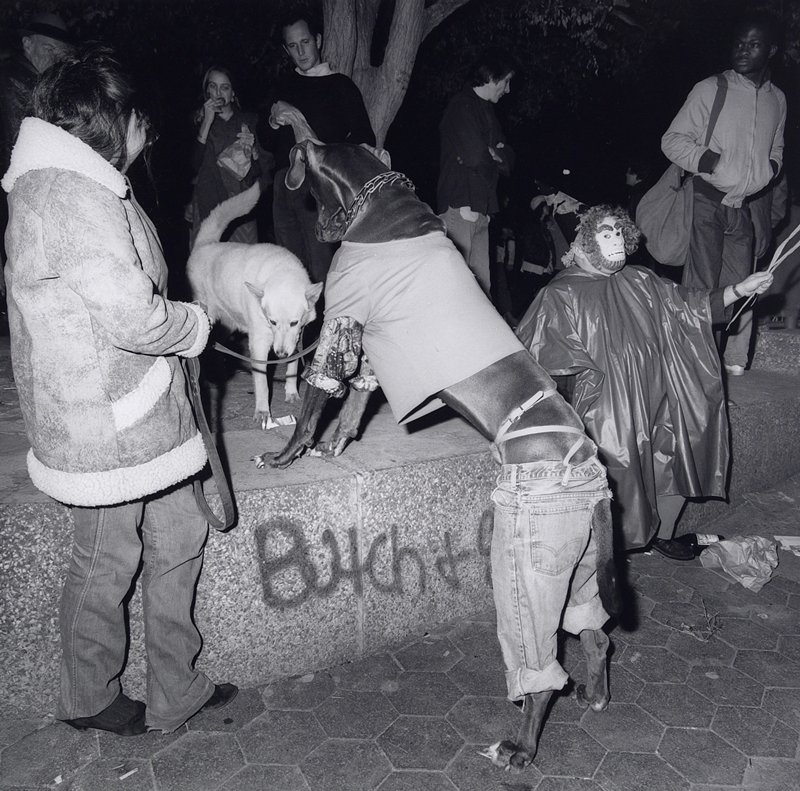 Halloween Parade, Washington Square Park, NYC, Toby Old, 1978