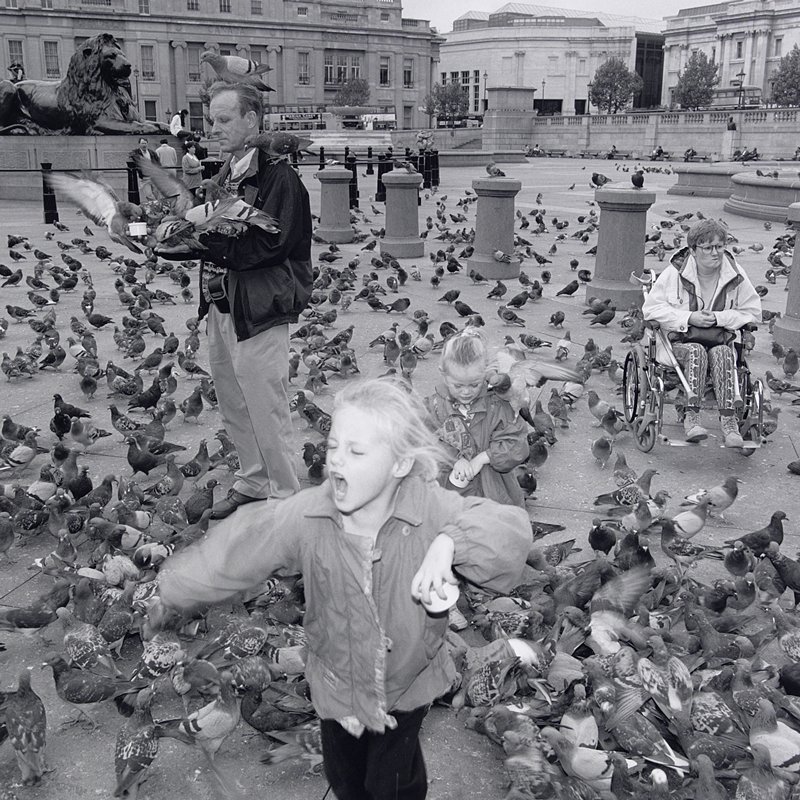 Trafalgar Square, London, England, Toby Old, 1995