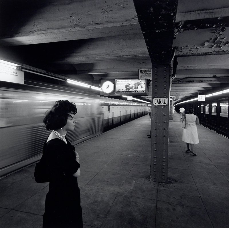 Canal St. Subway Station, NYC, Toby Old, 1978