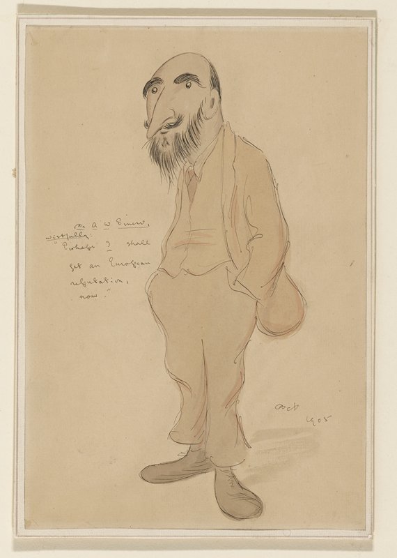 A. W. Pinero, Макс Бирбом, 1905