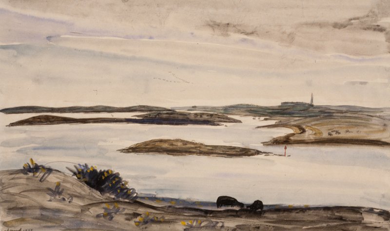 Landscape, Arzon, Jean Frélaut, 1922