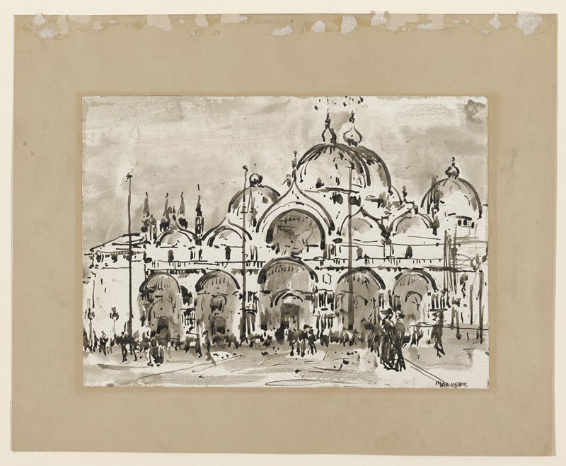 St. Mark's, Venice, Max Weber, c. 1900