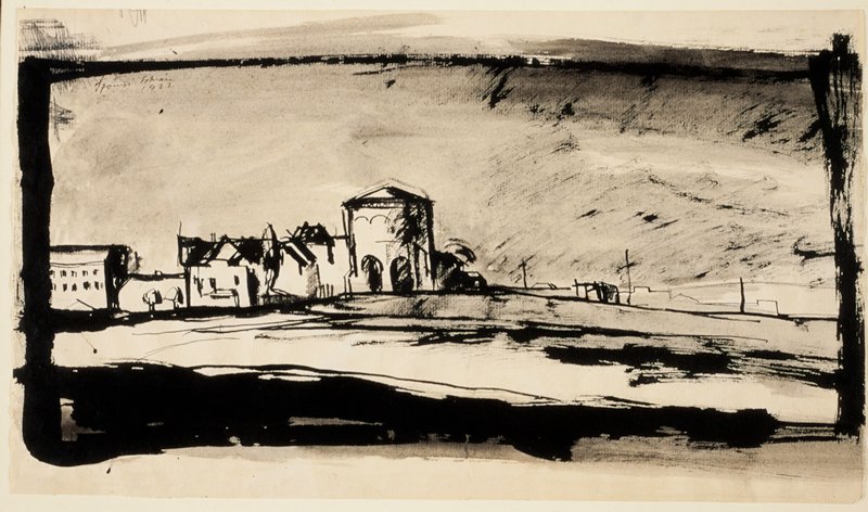 Houses, Istvan Szönyi, 1922