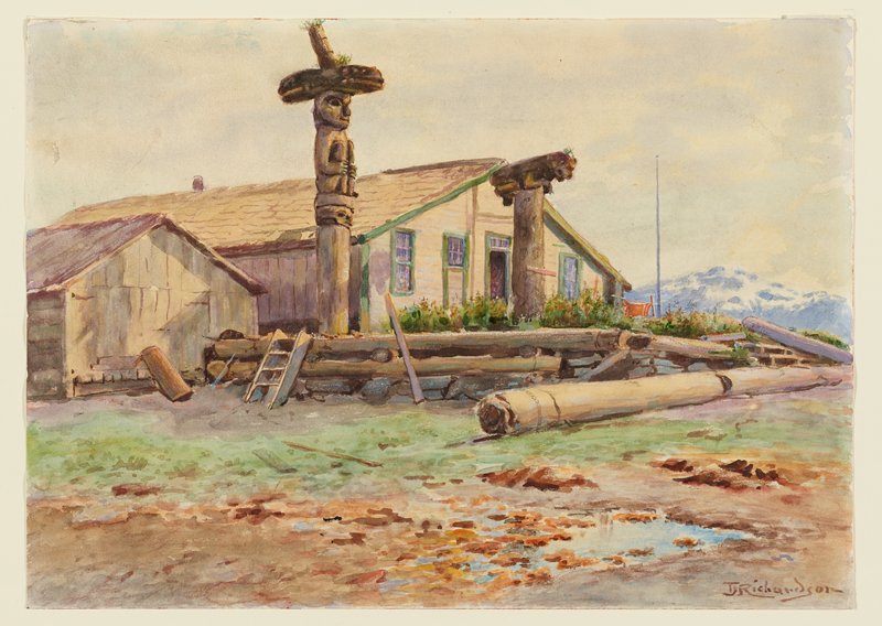Chief's House, Wrangell, Theodore J. Richardson, 19th century