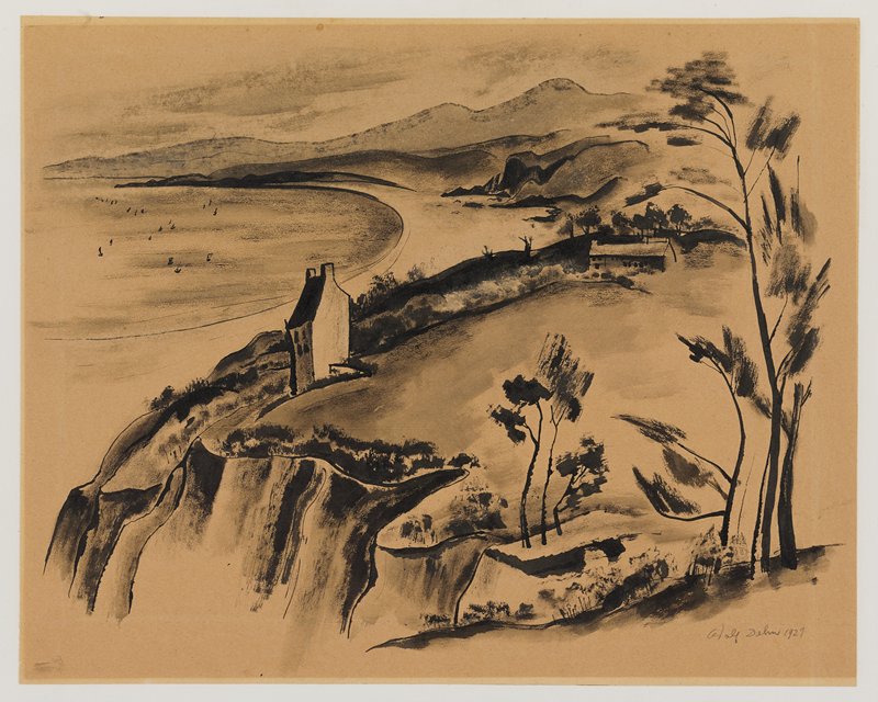 On the Coast of Brittany, Adolf Dehn, 1927