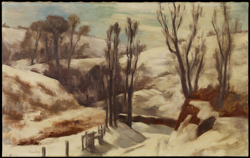 Road through the Hollow, Russell Cowles, 1938