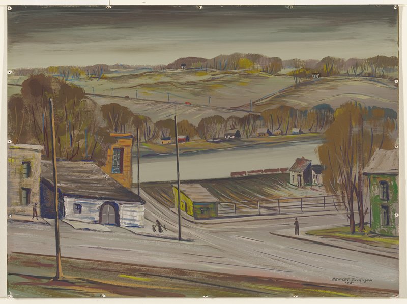 On the Mississippi, Bennet A. Swanson, 1943