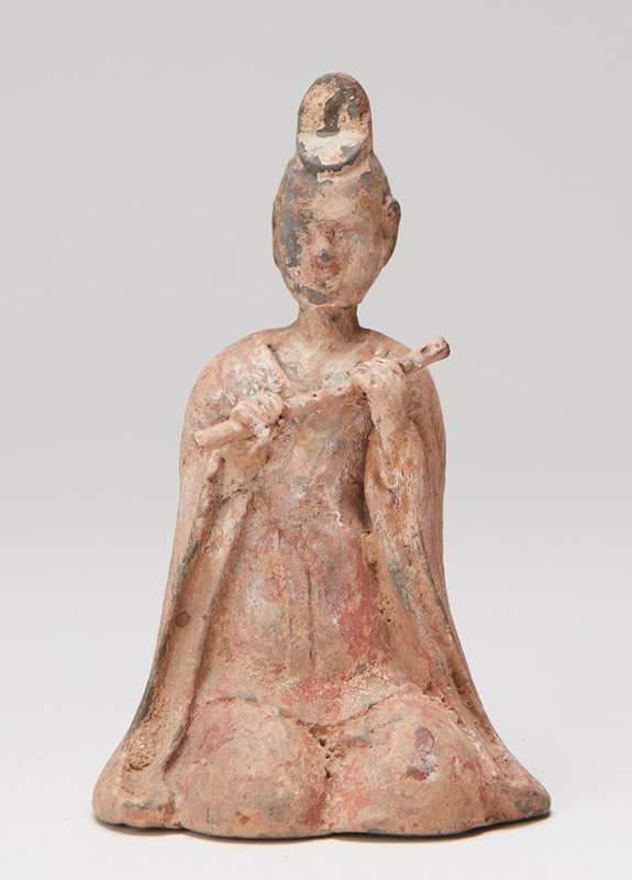 Figure playing flute, 386–535