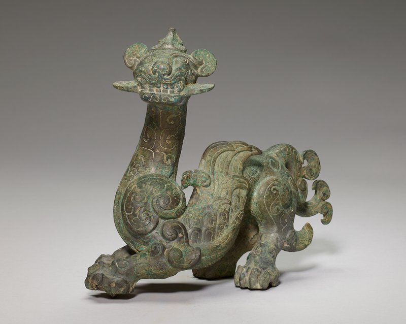 Winged dragon, one of a pair, 5th–4th century BCE