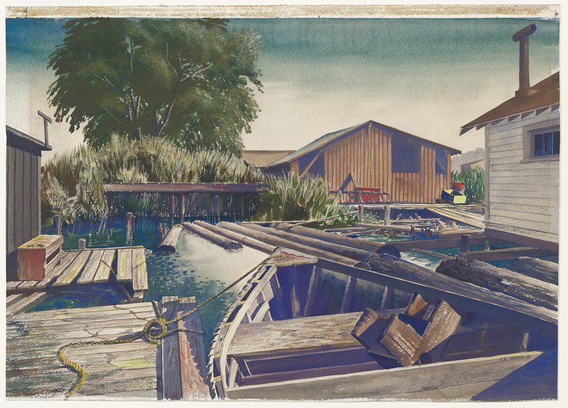 Salmon Bay, Francis Roman Meisch, 1950
